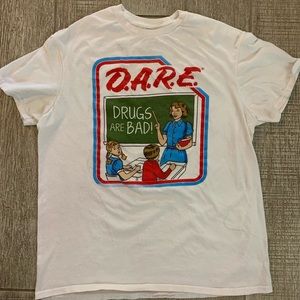 DARE drugs are bad tee
